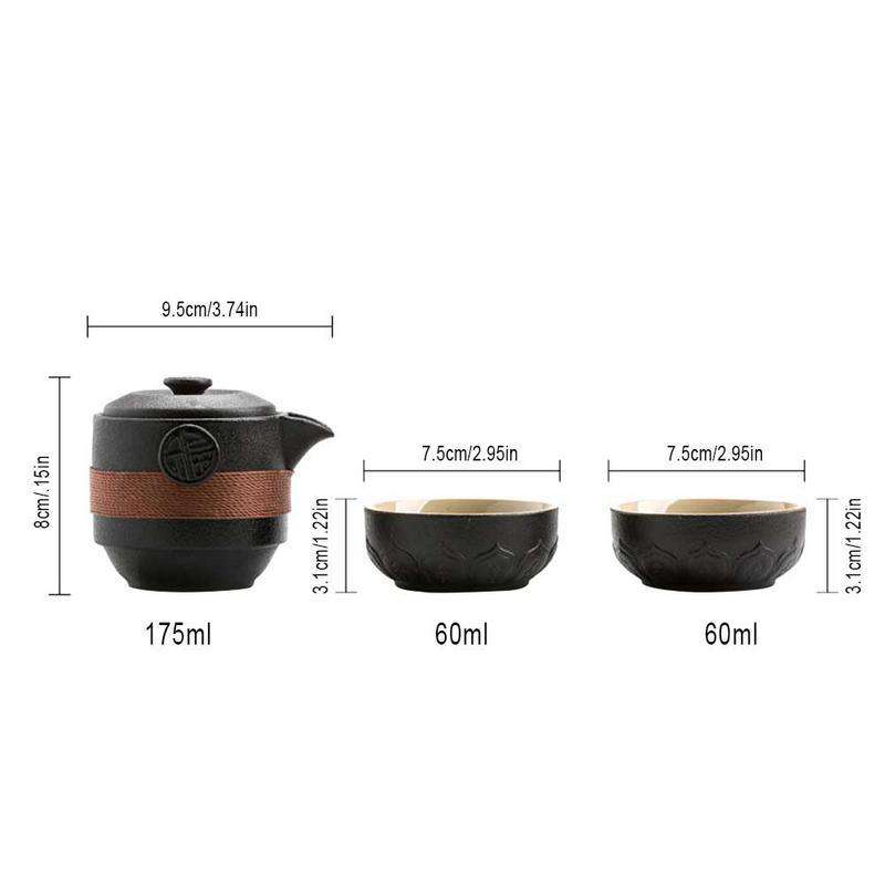Portable Ceramic Coffee Sets - Gustobene