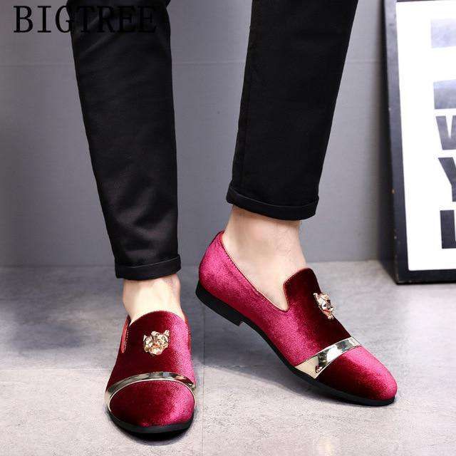 Formal Shoes Men Office Italian Luxury Brand Mens Dress Shoes Loafers Classic Coiffeur Wedding Dress Sapato Social Masculino - Gustobene