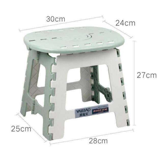 Folding Step Stool Portable Chair - Gustobene