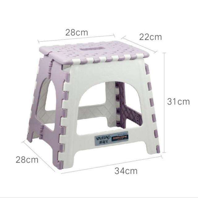 Folding Step Stool Portable Chair - Gustobene