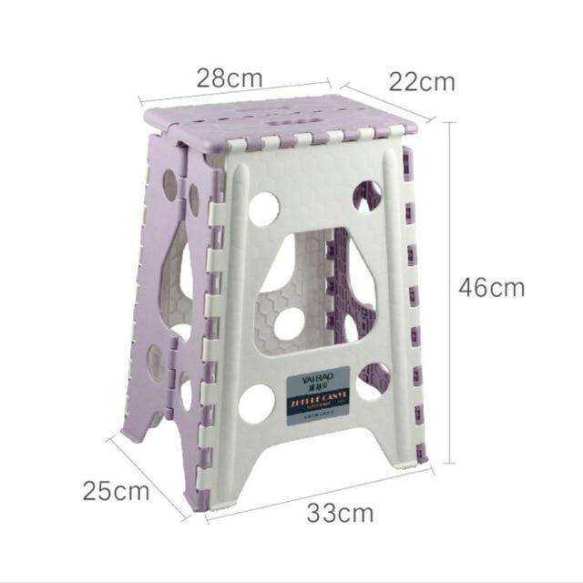 Folding Step Stool Portable Chair - Gustobene