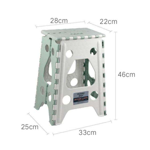 Folding Step Stool Portable Chair - Gustobene