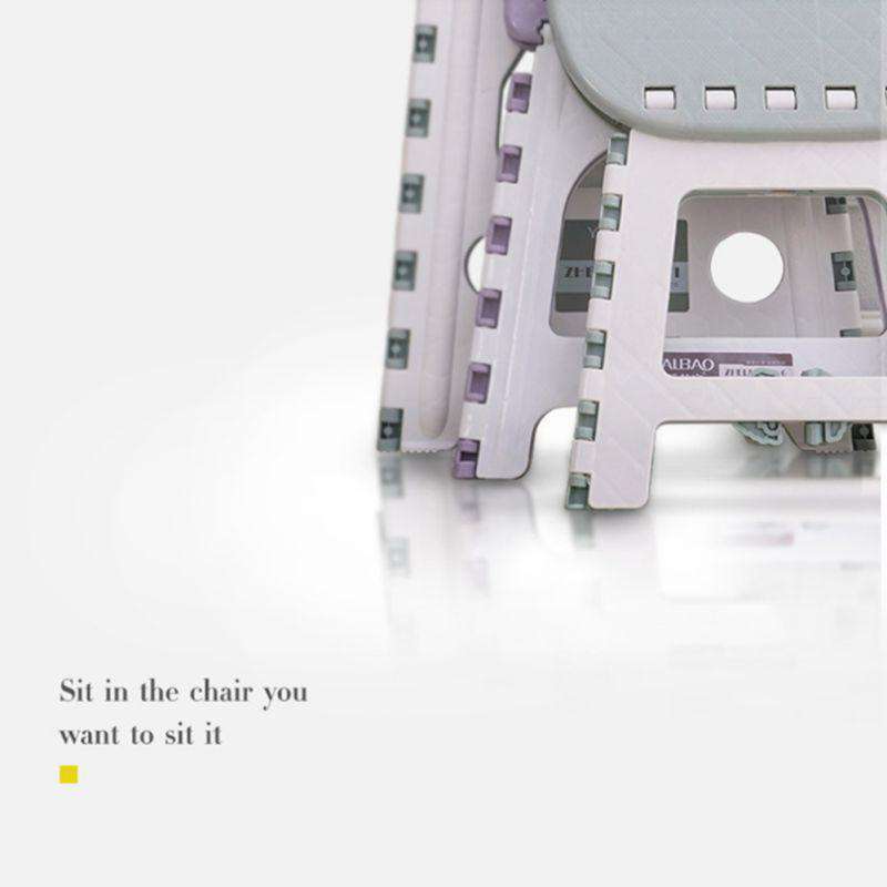 Folding Step Stool Portable Chair - Gustobene