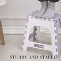 Folding Step Stool Portable Chair - Gustobene