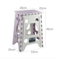 Folding Step Stool Portable Chair - Gustobene