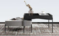 Modern combination tea table Italian simple square high and low tea table modern paint living room small table small apartment. - Gustobene