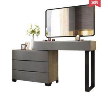 Modern combination tea table Italian simple square high and low tea table modern paint living room small table small apartment. - Gustobene