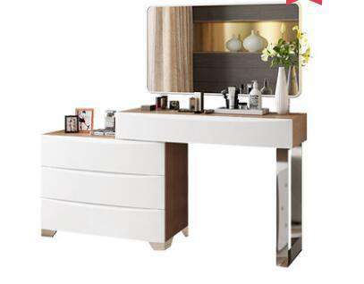 Modern combination tea table Italian simple square high and low tea table modern paint living room small table small apartment. - Gustobene