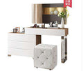 Modern combination tea table Italian simple square high and low tea table modern paint living room small table small apartment. - Gustobene