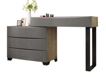 Modern combination tea table Italian simple square high and low tea table modern paint living room small table small apartment. - Gustobene
