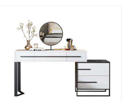 Modern combination tea table Italian simple square high and low tea table modern paint living room small table small apartment. - Gustobene