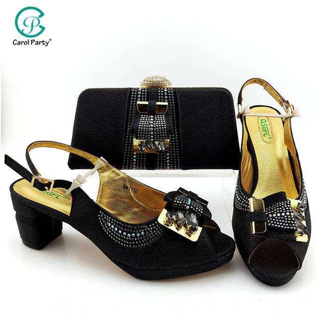 2020 New Arrival Italian design Shoes with Matching Bags for Wedding Wine Color Nigerian Women Wedding Shoes and Bag Set - Gustobene