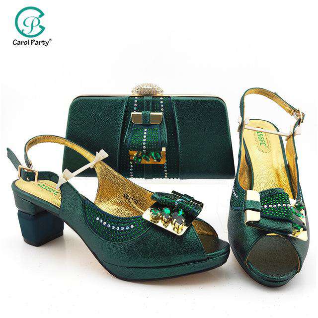 2020 New Arrival Italian design Shoes with Matching Bags for Wedding Wine Color Nigerian Women Wedding Shoes and Bag Set - Gustobene