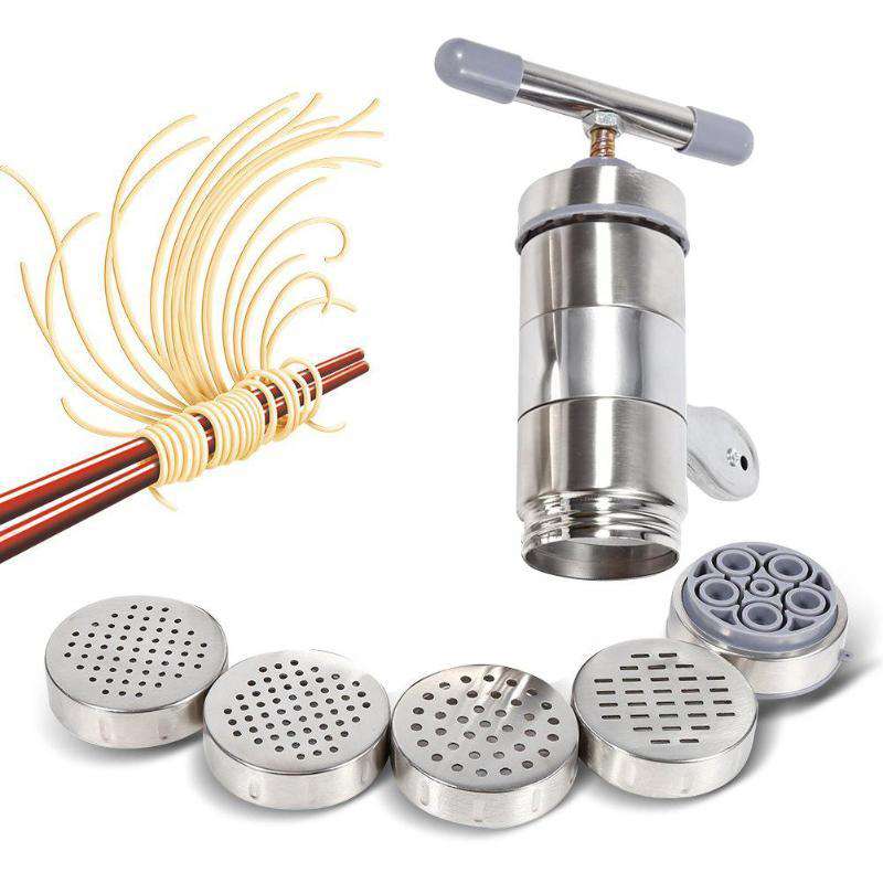 Manual Noodle Maker Press Pasta Machine Stainless Steel Crank Cutter Fruits Juicer Cookware Making Spaghetti Kitchen Tools