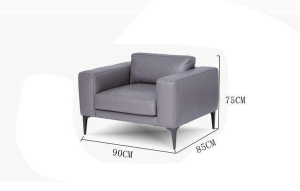 Foshan Italian minimalist modern small apartment living room fake leather sofa Nordic three seater pu  sofa - Gustobene
