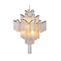 Italian Design Silver Art chandelier - Gustobene