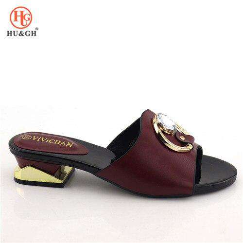 New Arrival Italian Nigerian Party Shoes Without Bag Set Yellow Color Fashion Slipper Wedding African Shoes Not Matching Bag Set