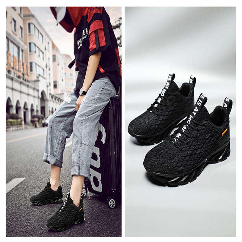 Comfortable Casual Lace-up Sneakers - Gustobene