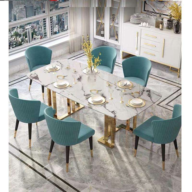 U-BEST Modern dining table dining room furniture designs ,italian luxury hotel restaurant marble dining table