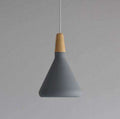 Modern Simple pendant lamps E27 Aluminum wood pendant lights italian lamp Home restaurant counter decoration lighting - Gustobene
