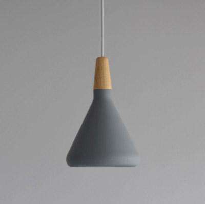 Modern Simple pendant lamps E27 Aluminum wood pendant lights italian lamp Home restaurant counter decoration lighting - Gustobene
