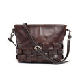 SC Luxury Leather Women Messenger Bag Handmade Retro Small Ladies Handbag Classic Italian Cow Leather Vintage Shoulder Crossbody - Gustobene