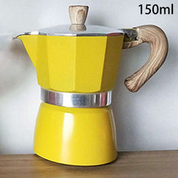 Aluminum Italian Moka Espresso Coffee Maker Percolator Stove Top Pot 150/300ML For Outdoor Camping Supplies - Gustobene