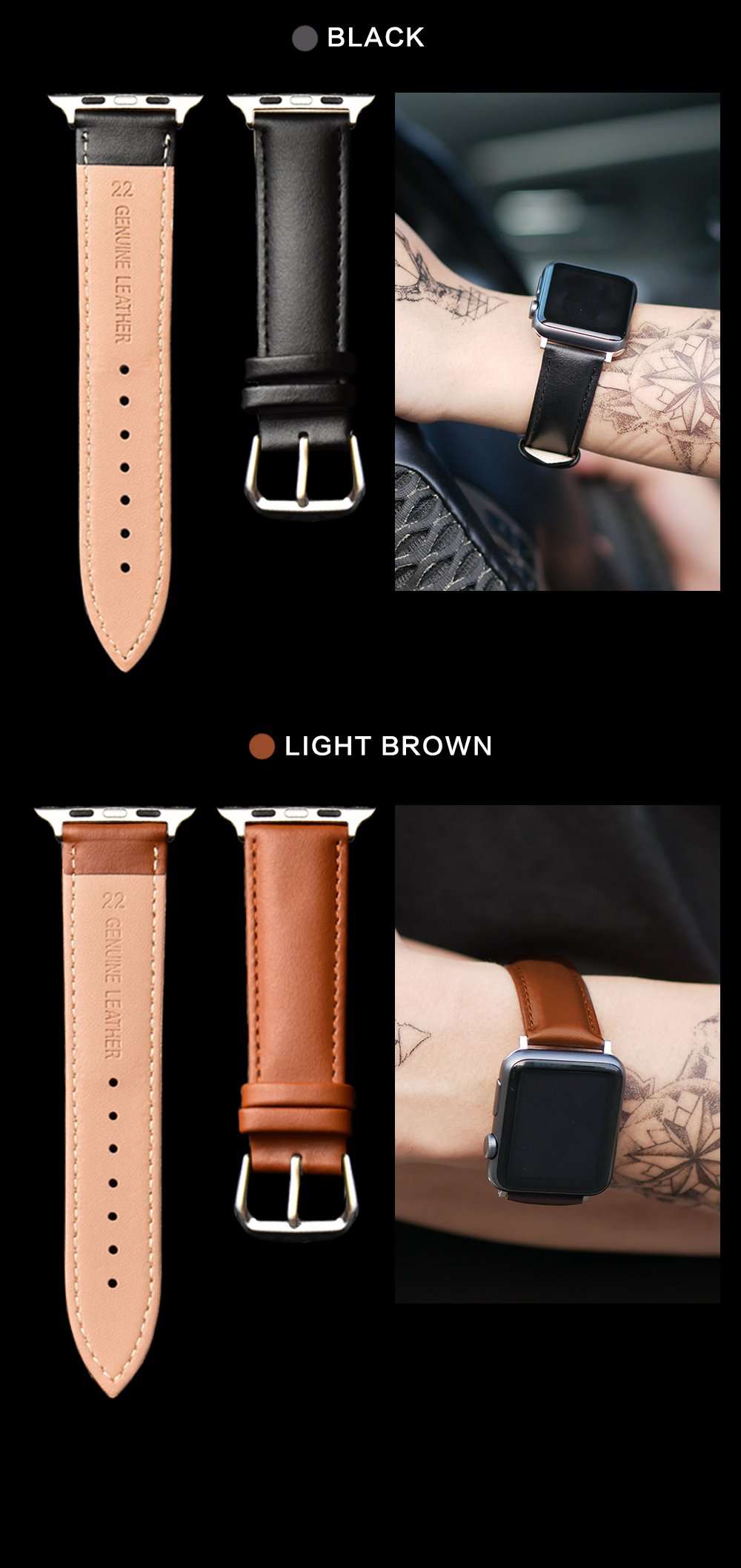 Leather Band Loop Watch - Gustobene