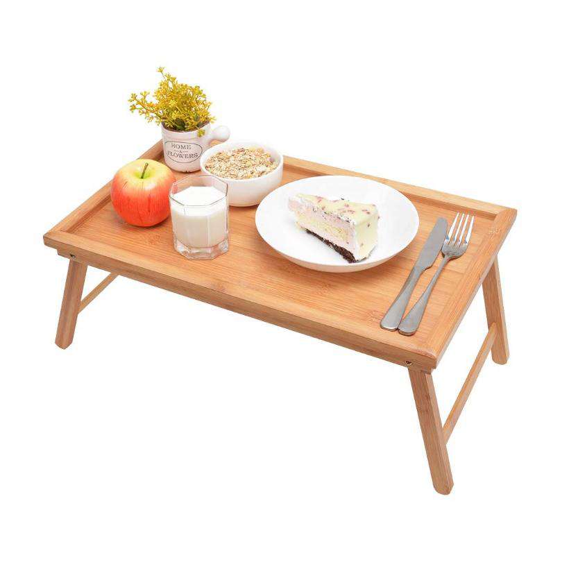 Wooden Folding Breakfast Table - Gustobene