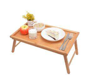 Wooden Folding Breakfast Table - Gustobene