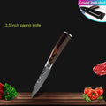 Kitchen knives Set Professional Chef Knives Japanese 7CR17 440C High Carbon Stainless Steel Imitation Damascus Pattern Knife Set