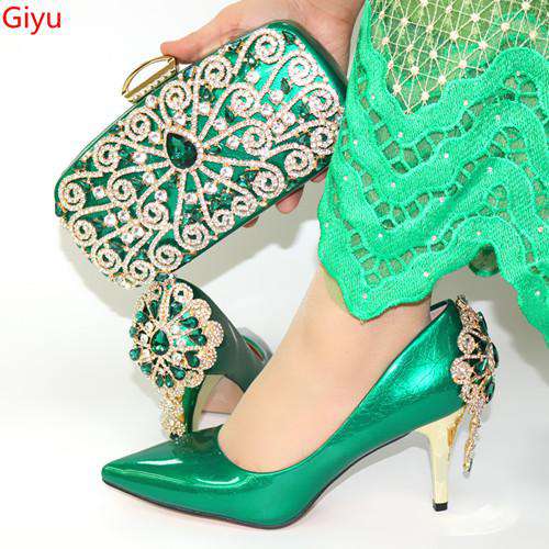 doershow wine Shoe and Matching Bag Set African Shoes and Matching Bags Italian Matching Shoes and Bags for ladyPartys!SYT1-6 - Gustobene