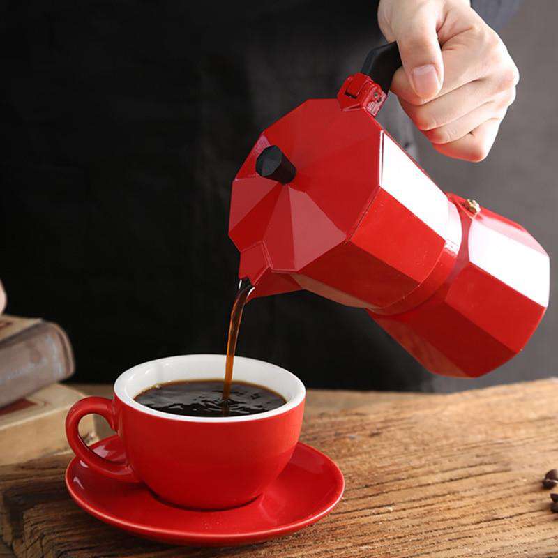 Italian Coffee Maker Portable Coffee Pot - Gustobene