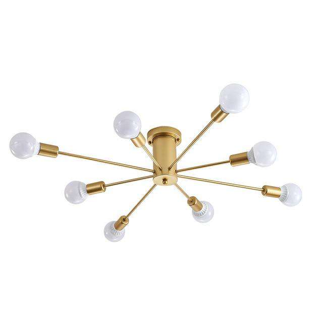 Vintage Metal Star Chandelier Lighting - Gustobene