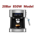 CUKYI Italy espresso coffee machine 20 BAR High Pressure Steam semi automatic coffee maker Milk Bubble Coffee Makers EU US plug - Gustobene