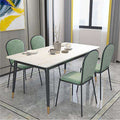 Modern dining table dining room furniture design, Italian luxury hotel dining room marble fashion simple and firm dining table