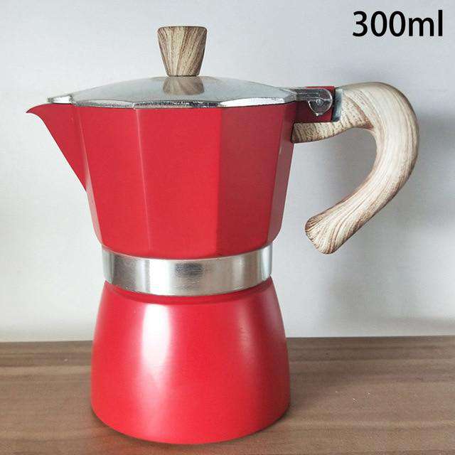 Aluminum Italian Moka Espresso Coffee Maker Percolator Stove  Coffee Maker Pot 150/300ML Stovetop Percolator Espresso Pot - Gustobene
