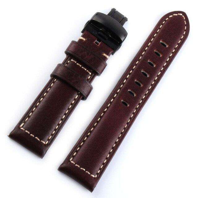 Italian Genuine Leather Watchband 22mm Quick Release for Samsung Gear S3 Classic Frontier Gear 2 Neo Live Watch Band Wrist Strap - Gustobene