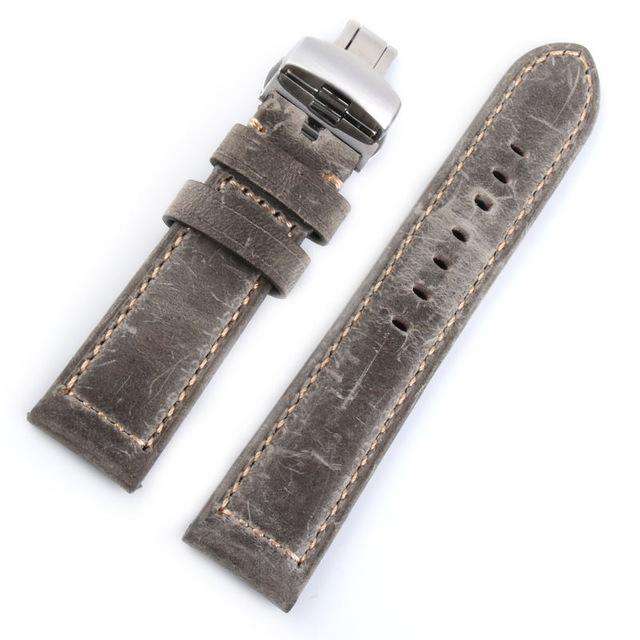 Italian Genuine Leather Watchband 22mm Quick Release for Samsung Gear S3 Classic Frontier Gear 2 Neo Live Watch Band Wrist Strap - Gustobene