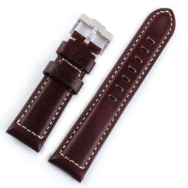 Italian Genuine Leather Watchband 22mm Quick Release for Samsung Gear S3 Classic Frontier Gear 2 Neo Live Watch Band Wrist Strap - Gustobene