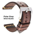 MAIKES Genuine Leather Watch band Vintage Italian Cow Leather Watchband 20mm 22mm 24mm For Longines Tudor Rolex Watch Strap