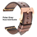 MAIKES Genuine Leather Watch band Vintage Italian Cow Leather Watchband 20mm 22mm 24mm For Longines Tudor Rolex Watch Strap