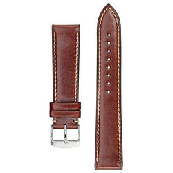 Anbeer Italian Full Grain Leather Watch Strap 18mm 20mm 22mm Men Women Replacement Belt Wrist Bracelet Watch Band - Gustobene
