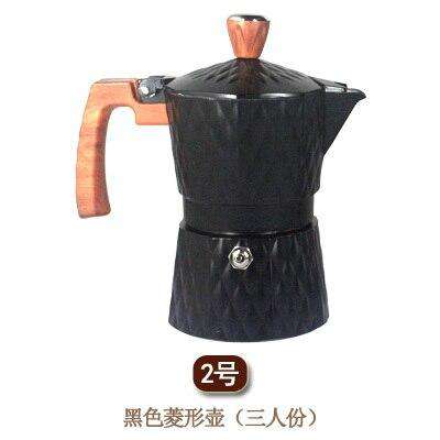 Mocha pot Italian classic aluminium coffee aluminum pot extracts grease office household drinkware moka coffeepot coffeemaker
