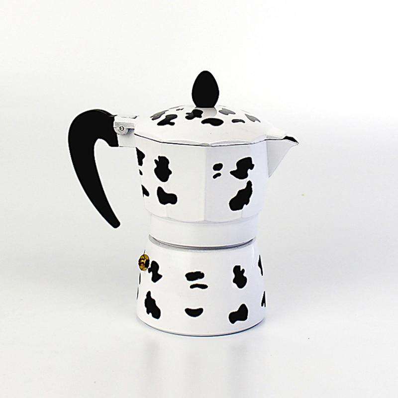 Aluminium Moka Pot Octangle Coffee Maker For Mocha Coffee Black Coffee Italian Coffee Practical Gift Easy Clean Up - Gustobene