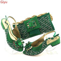 doershow fashion pink Italian Women Matching Shoes and Bag Set Italian Wedding African Shoes And Bag To Match For Party !HAS1-42 - Gustobene