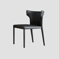 Dining chair simple Italian minimalist leather  North European small family  designer Hong Kong Style Restaurant Hotel - Gustobene