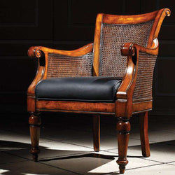 Italian Furniture Sofa Chair Luxury single person sofa Living Room Leather Leisure Chair GH127 - Gustobene
