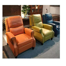 Italian genuine leather lazy boy recliner chair function office chair функциональный стул из натуральной кожи WA446 - Gustobene