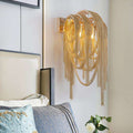 Italian Atlantis Luxury Chain Light Wall Lamps mirror light Stream sconce Wall Lights Bathroom light bedroom lamp For LOFT decor - Gustobene